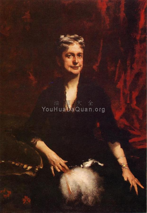Portrait of Mrs John Joseph Townsend, Catherine Rebecca Bronson - 约翰·辛格·萨金特